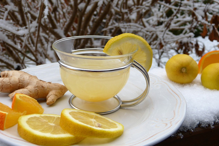 remedio caseiro para azia - chá de gengibre