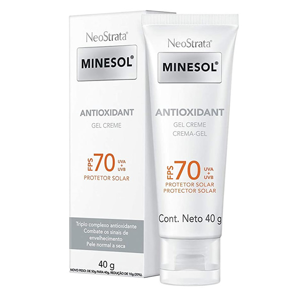 Neostrata Minesol Antioxidant Gel Creme FPS70 com 40g
