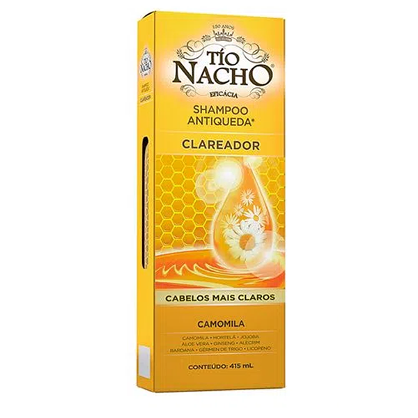 Shampoo Tio Nacho Antiqueda Clareador com 415ml