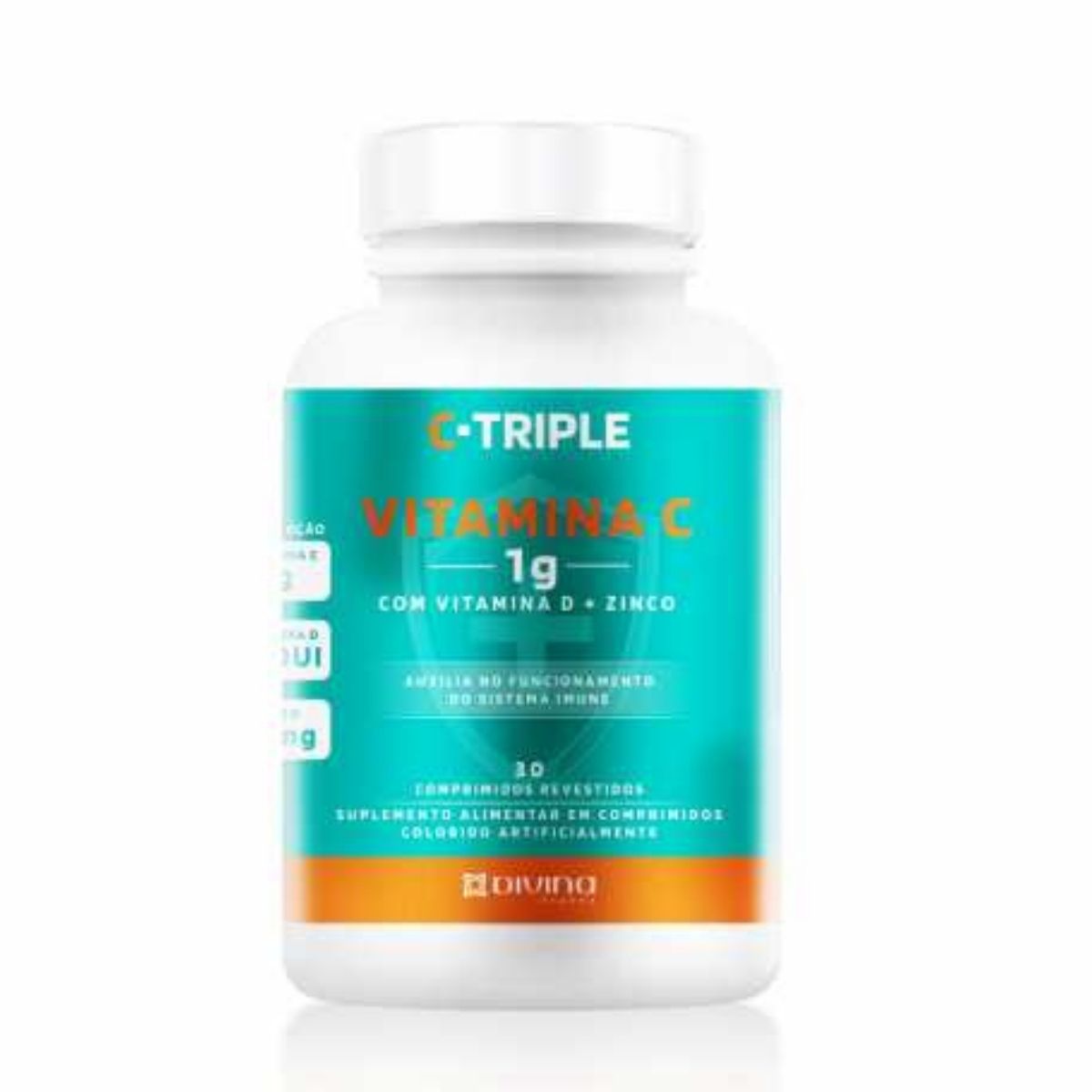 C-Triple 1g Vitamina C com 30 comprimidos